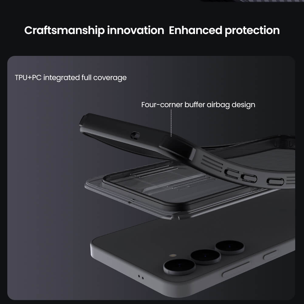 Чехол-крышка NILLKIN для Samsung Galaxy S25 FE (S25 Fan Edition) (серия CamShield Pro Clear version)